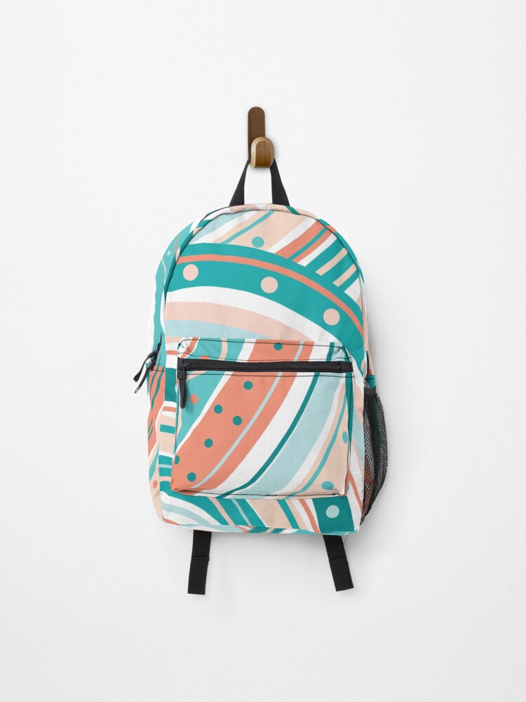 Thumbnail 1 of 3, Backpack, Colorful lines designed and sold by Zeppini.