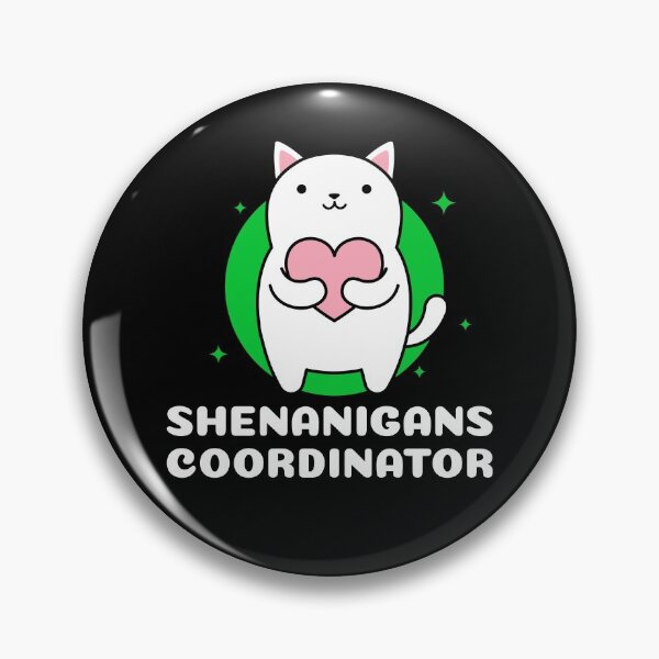 Item preview, Shenanigans Coordinator Shamrock, Funny St Patrick's Day Gift For Cat Lovers designed and sold by PrettyAmazing.