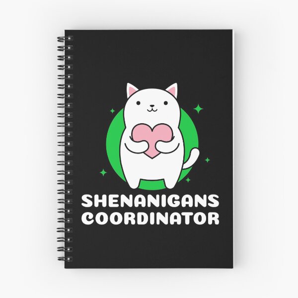 Item preview, Shenanigans Coordinator Shamrock, Funny St Patrick's Day Gift For Cat Lovers designed and sold by PrettyAmazing.