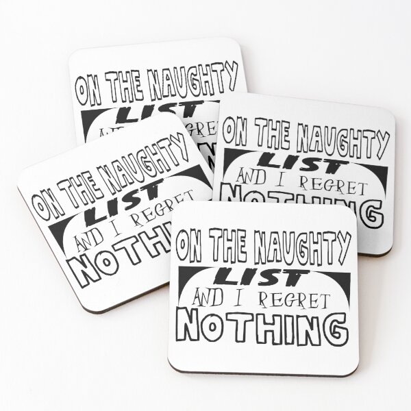 Item preview, On the naughty list and i regret nothing designed and sold by khodjaikram20.