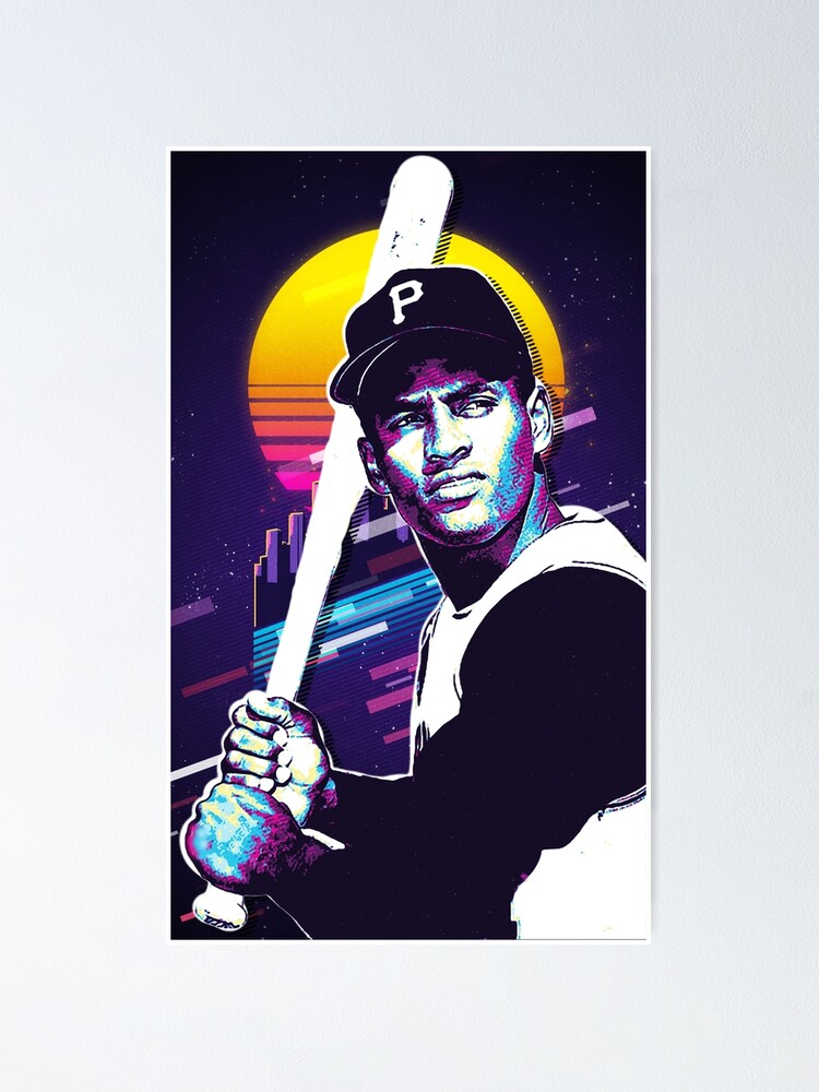 Roberto Clemente Poster In Vintage Sports Posters for sale