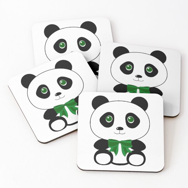 Item preview, HUNTER GREEN PANDA designed and sold by wildwhimsical.