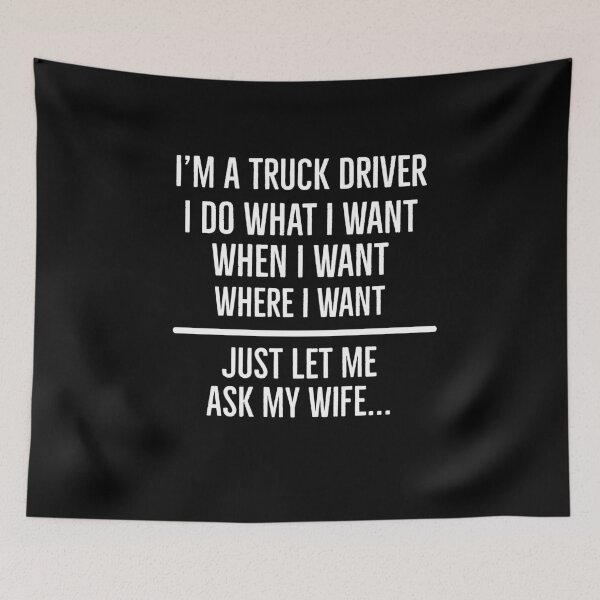 Item preview, Truck Driver Funny designed and sold by AwesomeWorld1.
