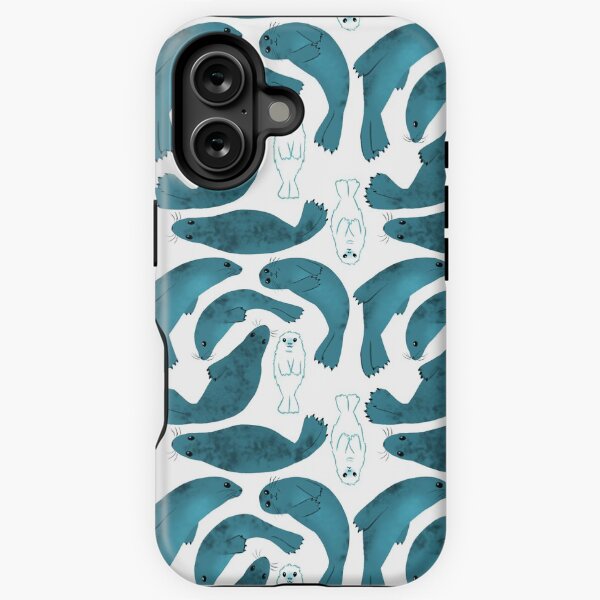 Item preview, Cute Blue Seal Pattern designed and sold by EllenorMererid.