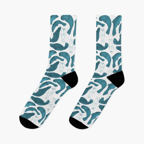 Item preview, Cute Blue Seal Pattern designed and sold by EllenorMererid.