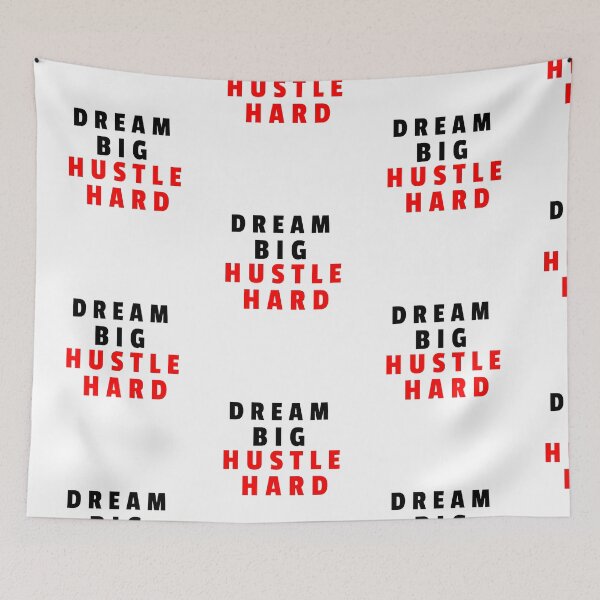 Item preview, Dream Big Hustle Hard designed and sold by MucciStore.