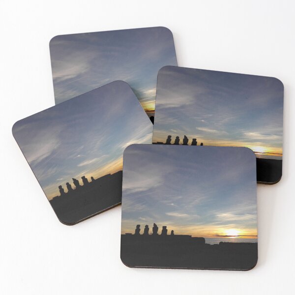 Item preview, Sunset on Easter Island designed and sold by MAGU-PHOTOGRAPH.