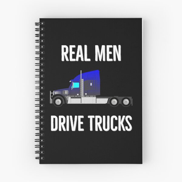 Item preview, Real Men Drive Trucks designed and sold by AwesomeWorld1.