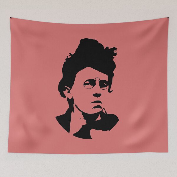 Item preview, Emma Goldman Silhouette - Anarchist, Feminist, Socialist designed and sold by SpaceDogLaika.