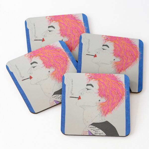 Item preview, a man with pink hair designed and sold by SHASHOUHSUAN.