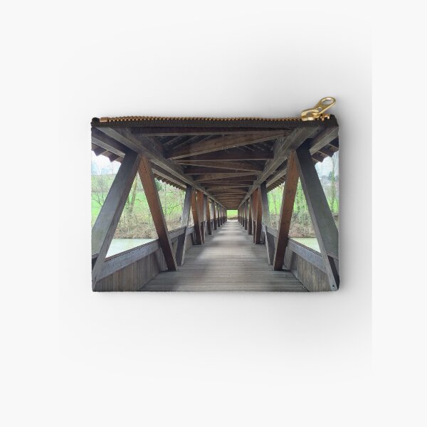 Item preview, Wooden bridge over a river in Switzerland designed and sold by Michael Brewer.
