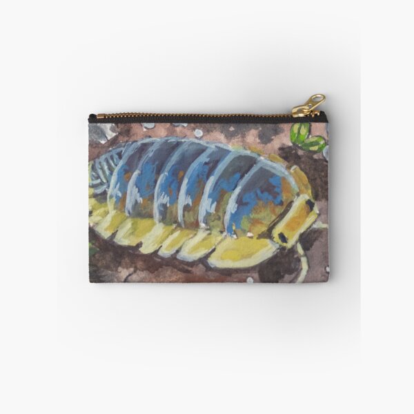 Aperçu de l'œuvre Peinture Gouache Isopode Bleu Citron créée et vendue par wedew3.