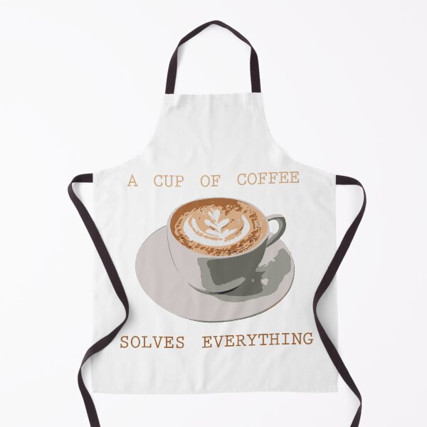 Item preview, A cup of coffee solves everything designed and sold by Mirushy.