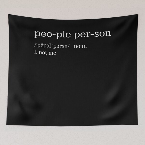 Item preview, People person definition introvert shirt designed and sold by Wingo-Designs.