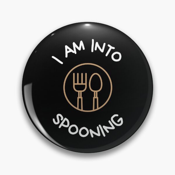 Item preview, I'm into spooning big spoon little spoon snuggle black designed and sold by daguilon.