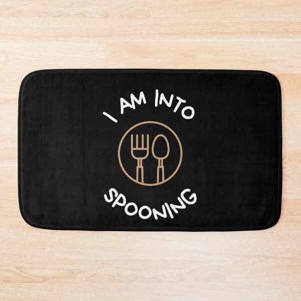 Item preview, I'm into spooning big spoon little spoon snuggle black designed and sold by daguilon.