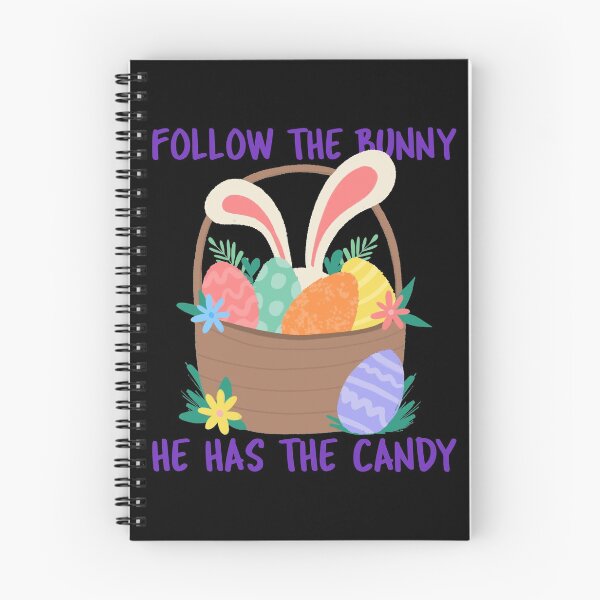 Item preview, Follow The Bunny He Has The Candy Easter Gift designed and sold by LadySaltwater.