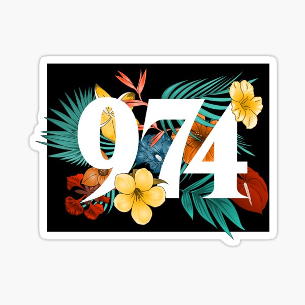 974 - Flowers Sticker