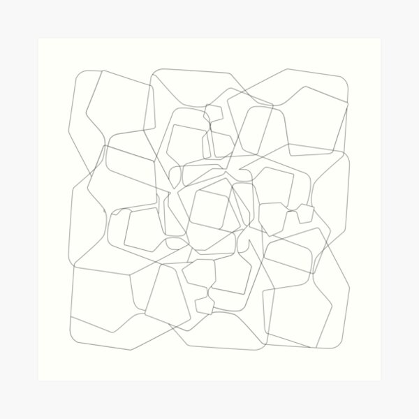 Techno Dudes Sleep 2 Art Print
