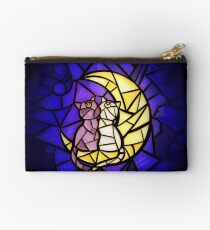 Mond-Kätzchen-Buntglas Studio Clutch