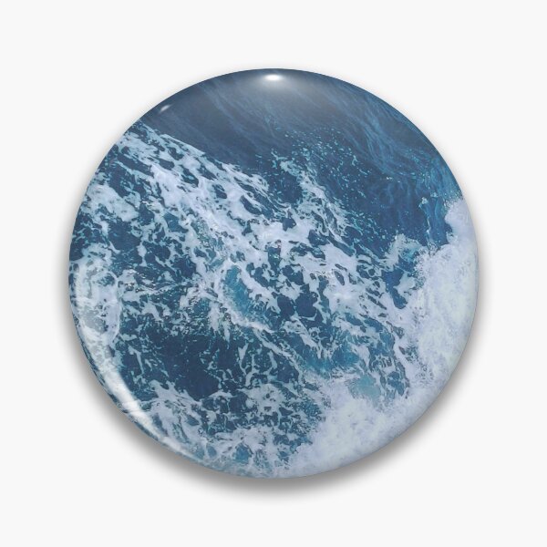 Item preview, White and Blue Ocean Waves designed and sold by Orchyd.