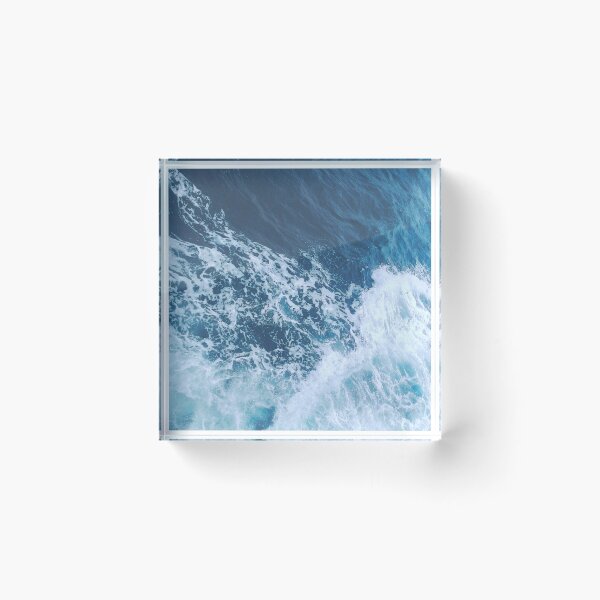 Item preview, White and Blue Ocean Waves designed and sold by Orchyd.