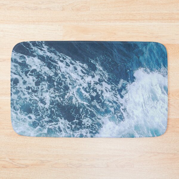 Item preview, White and Blue Ocean Waves designed and sold by Orchyd.
