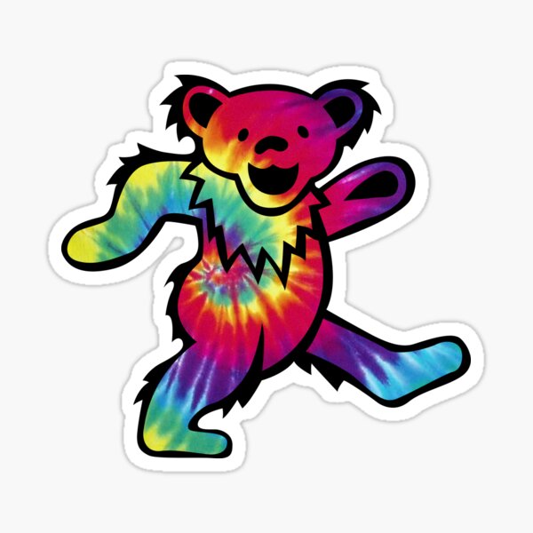 Tie Dye Bears 3 Sticker