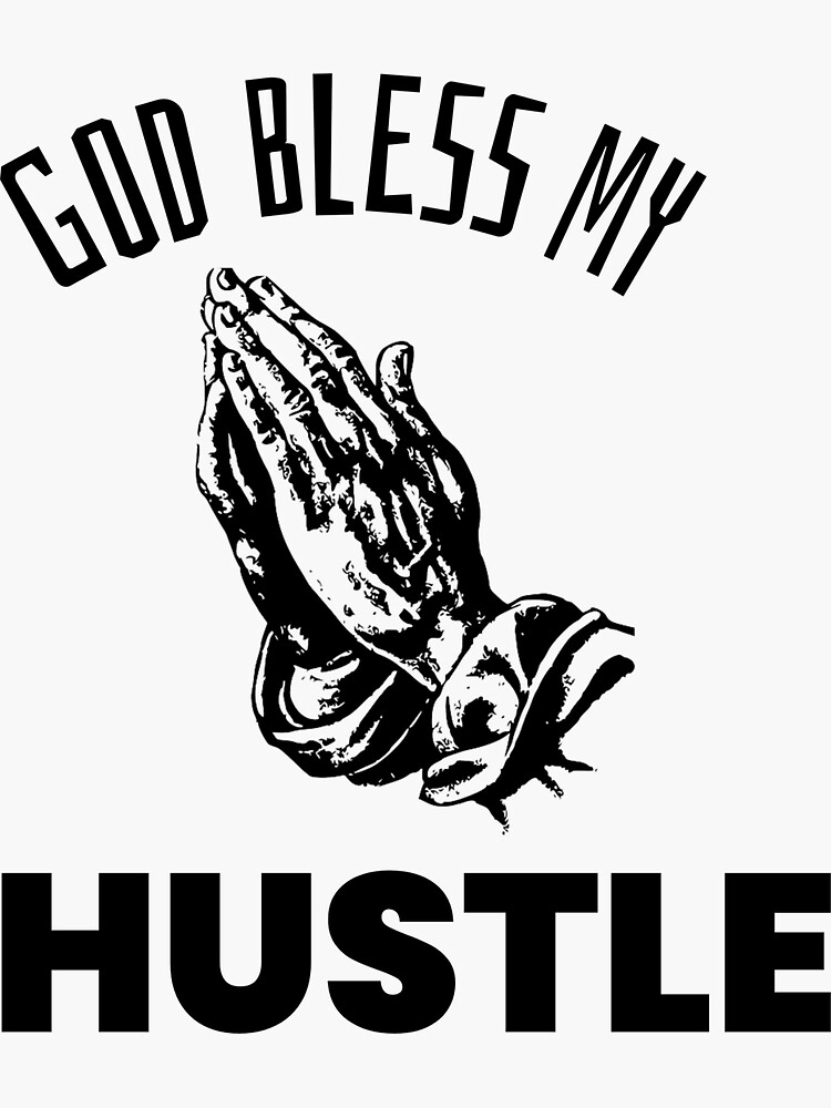 God Bless My Hustle Rhinestone Shirt or Hoodie – iGift Kingdom Apparel