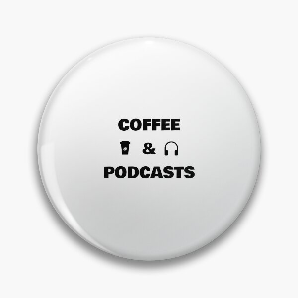 Item preview, Coffee and Podcasts - headphones  coffee cup designed and sold by Inspirationmotivation.