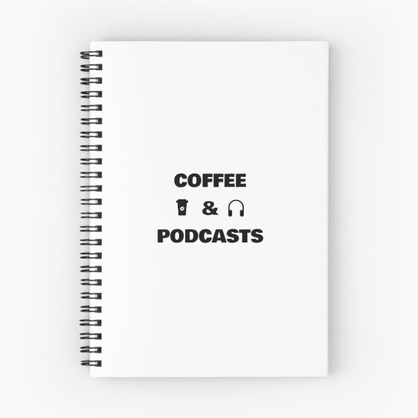 Item preview, Coffee and Podcasts - headphones  coffee cup designed and sold by Inspirationmotivation.