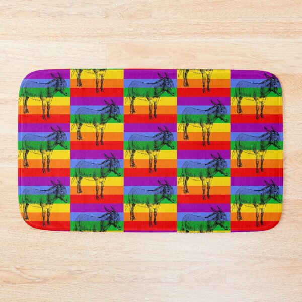 Item preview, Donkey Rainbow designed and sold by AtheistBecause.
