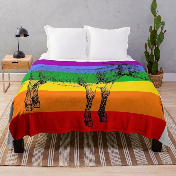 Item preview, Donkey Rainbow designed and sold by AtheistBecause.