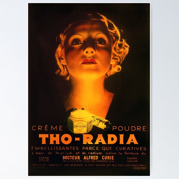 Artikel-Vorschau von Tho-Radia Radioaktives Radium Make-up Kosmetik, designt und verkauft von Glimmersmith.