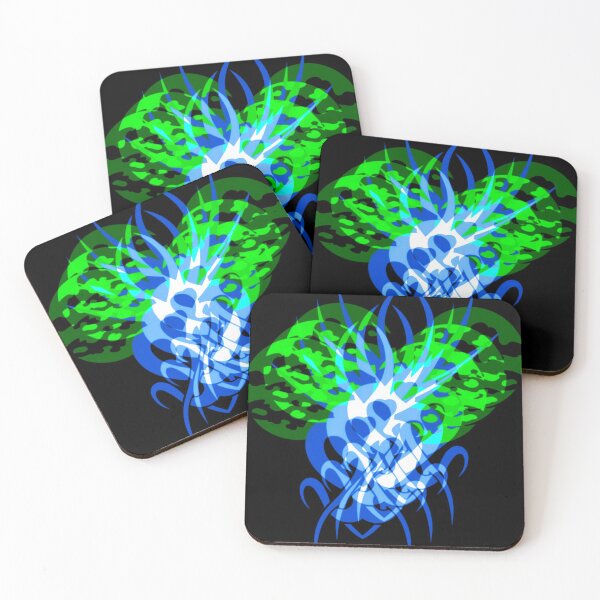 Item preview, Blue green random pattern designed and sold by Creativeart1974.