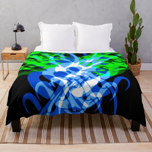 Item preview, Blue green random pattern designed and sold by Creativeart1974.