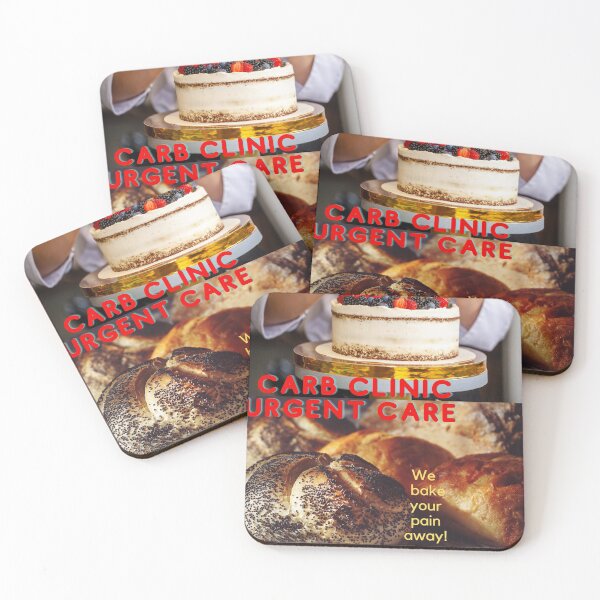 Item preview, Urgent Care Carb Clinic, we bake your pain away! Design by Sydney C designed and sold by Sydney Cicourel.