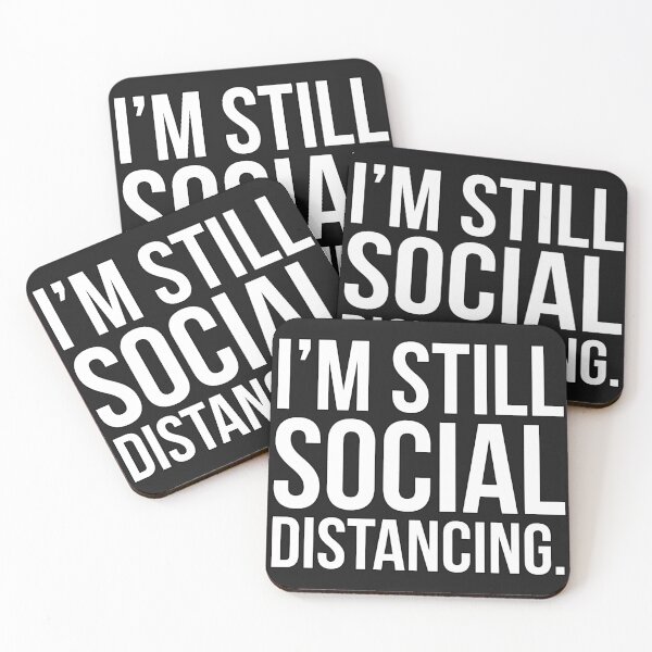 Item preview, I'm still social distancing funny post pandemic  designed and sold by Printeddesignz.