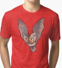 Grey long-eared bat Tri-blend T-Shirt