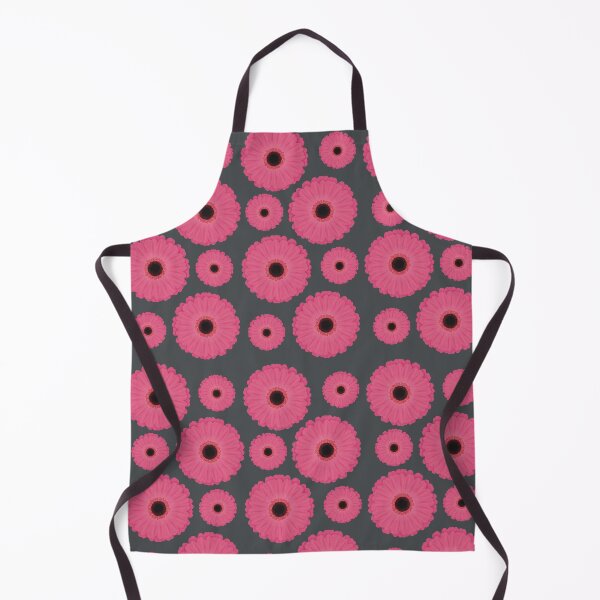 Item preview, Gerbera Pattern Pink and Grey designed and sold by Funful.