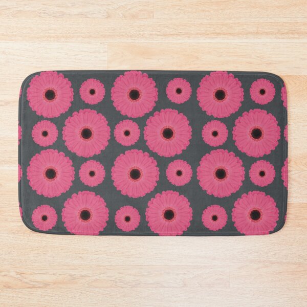 Item preview, Gerbera Pattern Pink and Grey designed and sold by Funful.
