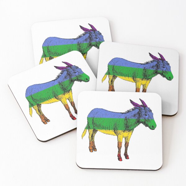 Item preview, Rainbow Donkey designed and sold by AtheistBecause.