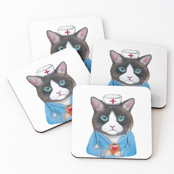 Item preview, Nurse Cat designed and sold by Roy & Tiffany.