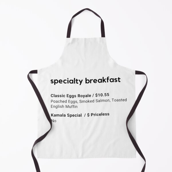Item preview, I eat no for breakfast - breakfast menu black text designed and sold by HBThoughts.