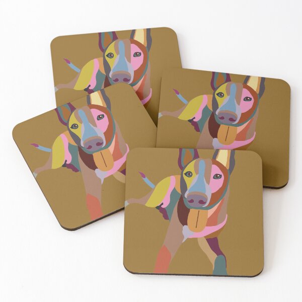 Item preview, Colorful Husky Dog Print  designed and sold by pawprintsbysher.