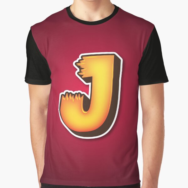 LETTER J | CARTOON TEXT EFFECT Graphic T-Shirt