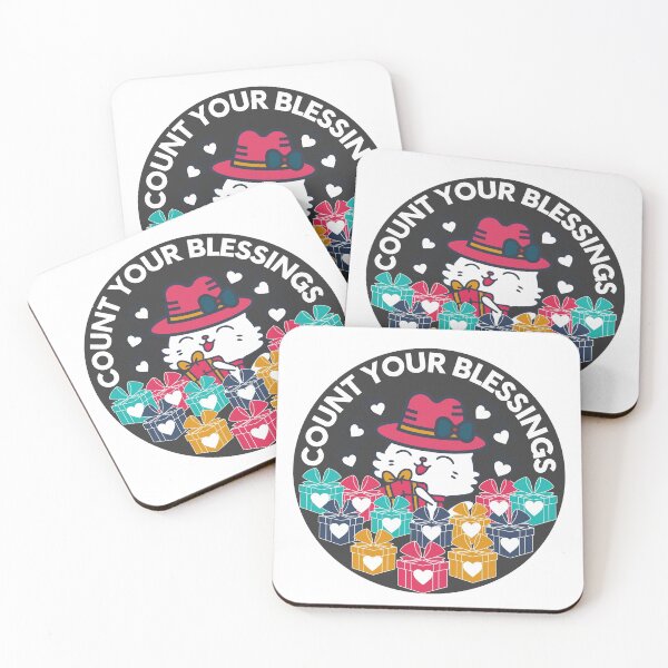 Item preview, COUNT YOUR BLESSINGS designed and sold by CATSandHATS.