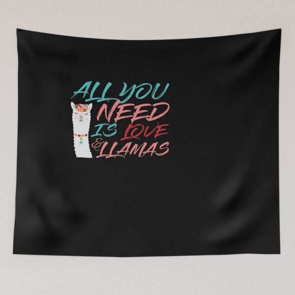 Item preview, All You Need Is Love And Llamas designed and sold by Marstore.