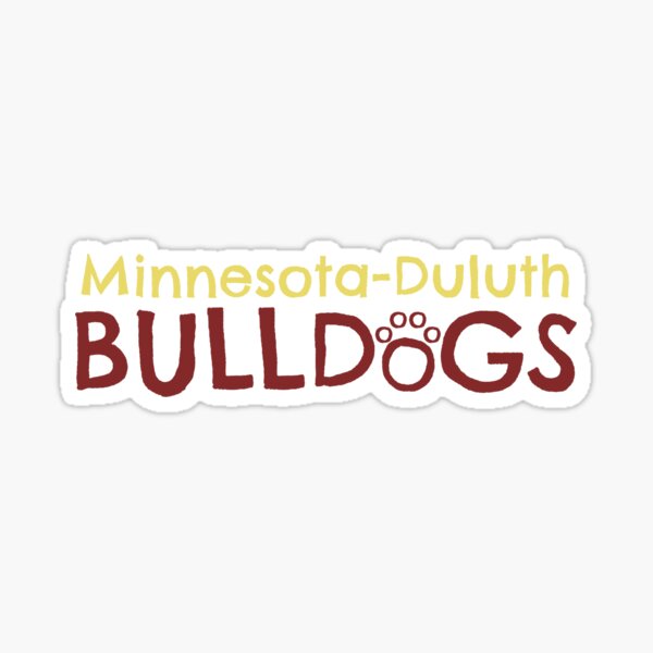 UMD Paw Print Sticker