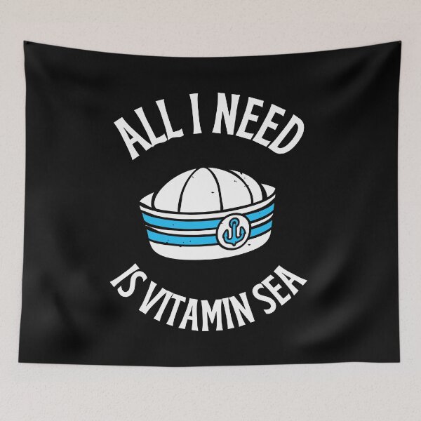 Item preview, All I Need Is Vitamin Sea designed and sold by TeePartyHost.